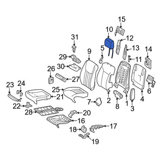 Mercedes-Benz OE - Front Headrest