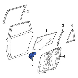 Mercedes-Benz OE - Rear Right Window Motor