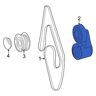 Mercedes-Benz OE - Accessory Drive Belt Tensioner Assembly