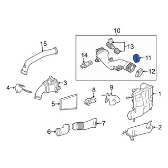 Mercedes-Benz OE - Engine Air Intake Hose Seal