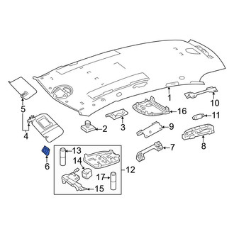 Mercedes-Benz OE - Sun Visor Bracket