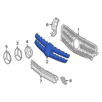 Mercedes-Benz OE - Front Grille Molding