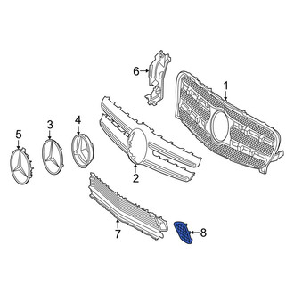 Mercedes-Benz OE - Front Left Lower Grille