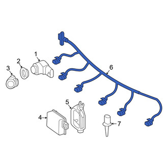 Mercedes-Benz OE - Front Parking Aid System Wiring Harness