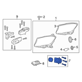 Mercedes-Benz OE - Front Right High Intensity Discharge (HID) Lighting Ballast