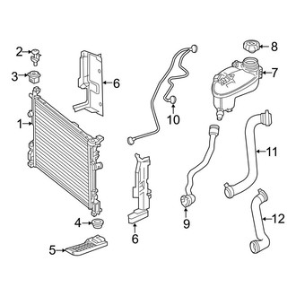 Mercedes-Benz OE - Cooling - Radiator & Components (W/O High Output)