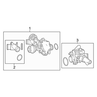 Mercedes-Benz OE - Cooling - Water Pump (W/O High Output)