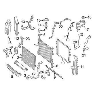 Mercedes-Benz OE - Cooling - Radiator & Components (With High Output)