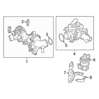 Mercedes-Benz OE - Cooling - Water Pump (With High Output)