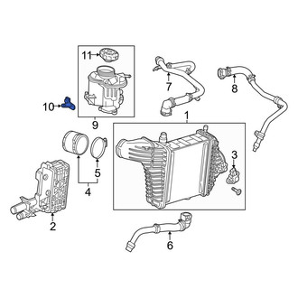 Mercedes-Benz OE - Turbocharger Coolant Reservoir Bracket