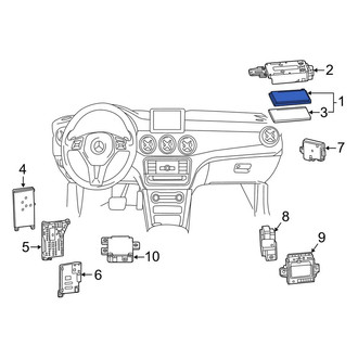 Mercedes-Benz OE - GPS Navigation Control Module