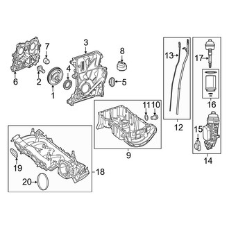 Mercedes-Benz OE - Engine Parts (W/O High Output), (Base / 4Matic)