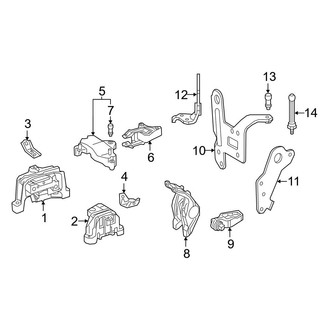 Mercedes-Benz OE - Engine & Transmission Mounting (With High Output)