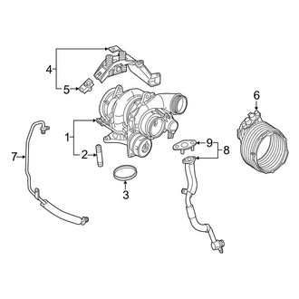 Mercedes-Benz OE - Engine - Turbocharger & Components (With High Output)