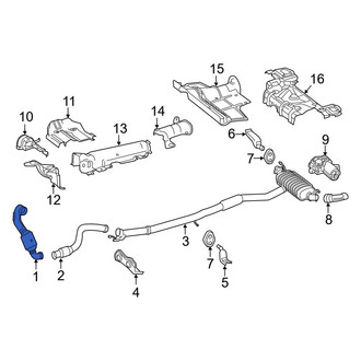 Mercedes-Benz OE - Rear Catalytic Converter
