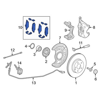 Mercedes-Benz OE - Front Disc Brake Pad Set