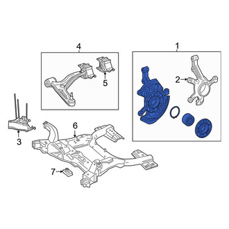 Mercedes-Benz OE - Front Right Steering Knuckle