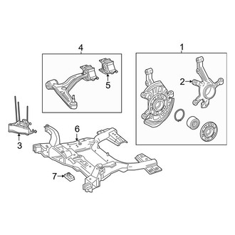 Mercedes-Benz OE - Front Suspension - Suspension Components (Base / 4Matic)