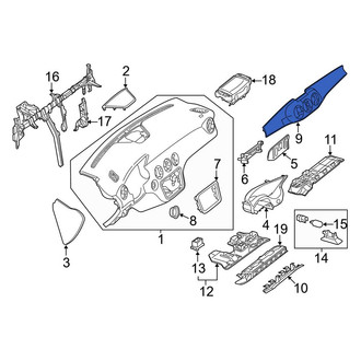 Mercedes-Benz OE - Instrument Panel Molding