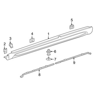 Mercedes-Benz OE - Pillars, Rocker & Floor - Exterior Trim (W/O AMG)