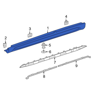 Mercedes-Benz OE - Left Rocker Panel Guard