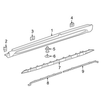Mercedes-Benz OE - Pillars, Rocker & Floor - Exterior Trim (With AMG)