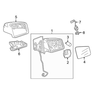 Mercedes-Benz OE - Front Door - Outside Mirrors