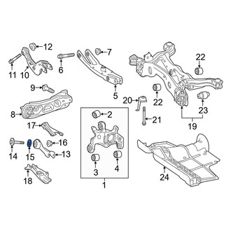 Mercedes-Benz OE - Suspension Track Bar Washer