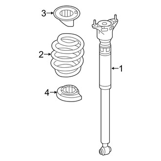 Mercedes-Benz OE - Rear Suspension - Shocks & Components (AWD)