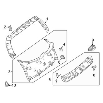 Mercedes-Benz OE - Lift Gate - Interior Trim
