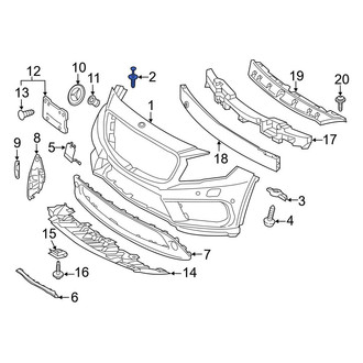 Mercedes-Benz OE - Bumper Cover Rivet