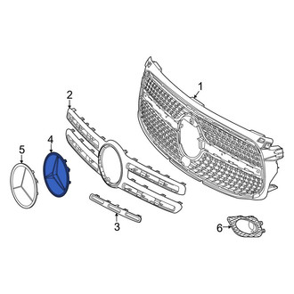 Mercedes-Benz OE - Front Grille Emblem