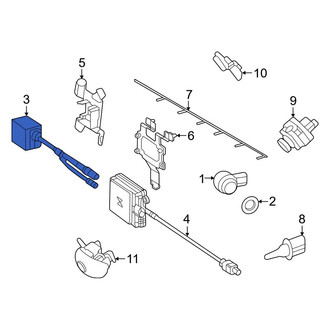 Mercedes-Benz OE - Front Cruise Control Distance Sensor