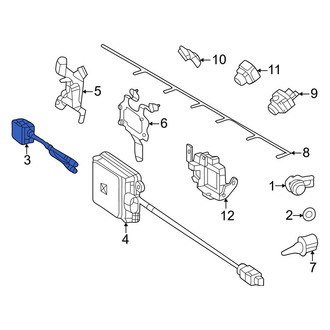 Mercedes-Benz OE - Front Cruise Control Distance Sensor