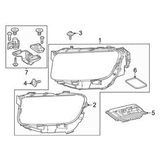 Mercedes-Benz OE - Front Lamps - Headlamp Components