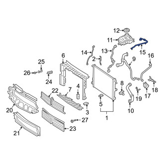 Mercedes-Benz OE - Engine Coolant Overflow Hose