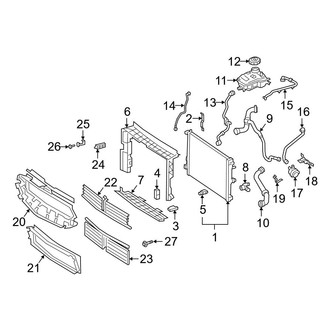Mercedes-Benz OE - Cooling - Radiator & Components (Base / 4Matic)