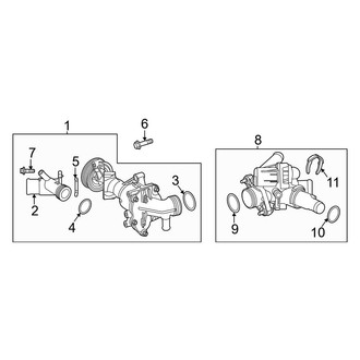 Mercedes-Benz OE - Cooling - Water Pump