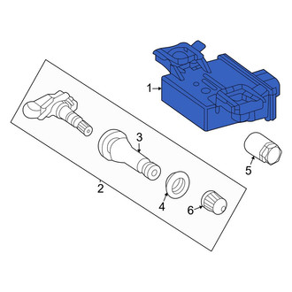 Mercedes-Benz OE - Tire Pressure Monitoring System (TPMS) Control Module