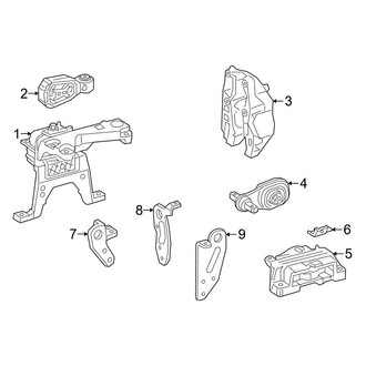 Mercedes-Benz OE - Engine & Transmission Mounting (Base / 4Matic)