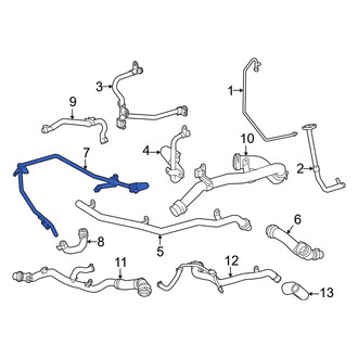 Mercedes-Benz OE - Turbocharger Coolant Line