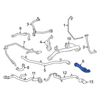 Mercedes-Benz OE - Turbocharger Coolant Line