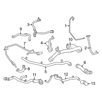 Mercedes-Benz OE - Engine - Turbocharger & Components (Oil & Water Tubes)