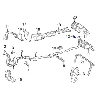 Mercedes-Benz OE - Front Exhaust System Hanger