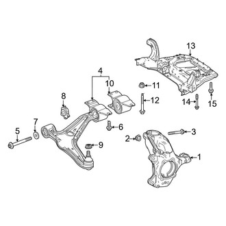 Mercedes-Benz OE - Front Suspension - Suspension Components
