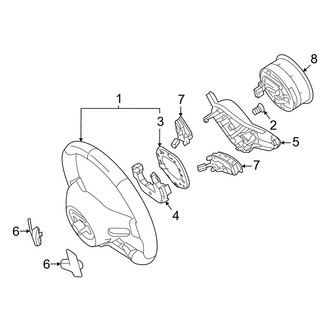 Mercedes-Benz OE - Steering Wheel & Trim (Standard Wheel), (Base / 4Matic)
