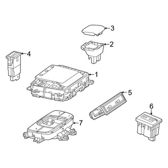 Mercedes-Benz OE - Center Console (Electrical Components), (Base / 4Matic)