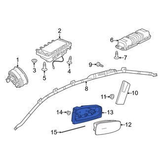 Mercedes-Benz OE - Right Seat Air Bag Bracket