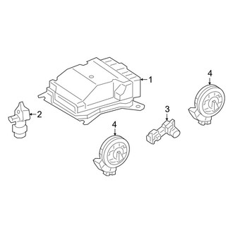 Mercedes-Benz OE - Restraint Systems - Air Bag Components (Modules & Sensors)