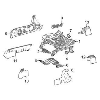 Mercedes-Benz OE - Seats & Tracks - Tracks & Components (Front Seats)